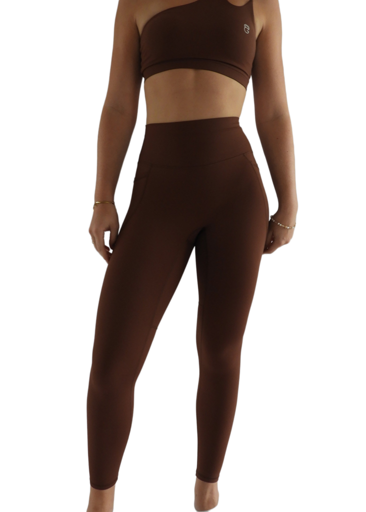 HybridUp legging - Kastanjebruin