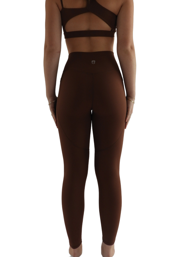 HybridUp legging - Kastanjebruin